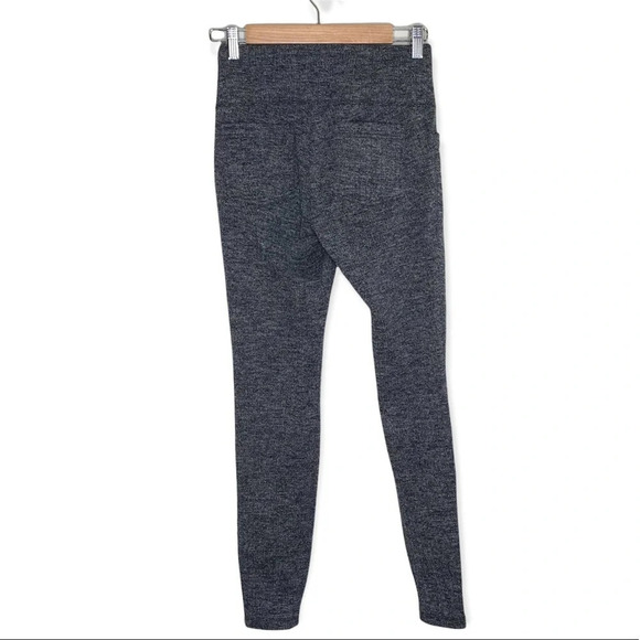 Athleta Gray Herringbone Metro High Waisted Full Length Leggings Size Small - Picture 7 of 10